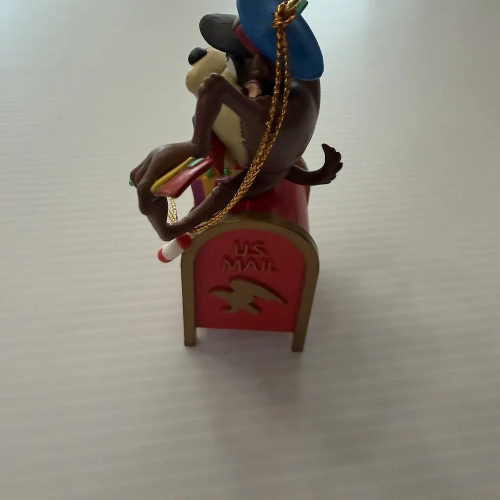 Vintage Taz Mailbox Christmas Ornament Looney Tunes